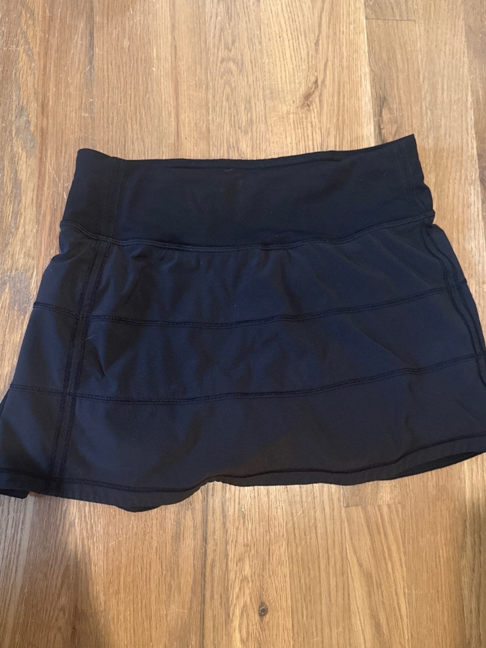 Lululemon Pace Rival Skort/Skirt Short Black 4